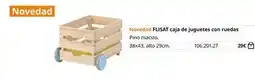 IKEA Caja de juguetes con ruedas oferta