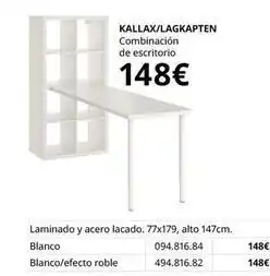IKEA Blanco - kallax/lagkapten oferta