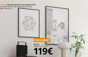 Kallax estanteria con soporte