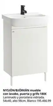 IKEA Blanco - mueble con lavabo oferta