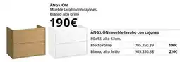 IKEA Blanco - mueble lavabo con cajones. alto brillo oferta