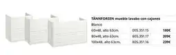 IKEA Blanco - mueble lavabo con cajones oferta