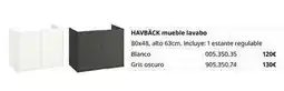 IKEA Blanco - havback mueble lavabo oferta