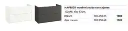 IKEA Blanco - havback mueble lavabo con cajones oferta