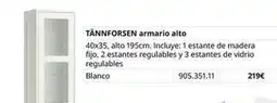 IKEA Blanco - tañnforsen armario alto oferta