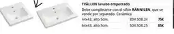IKEA Tvàllen lavabo empotrado oferta