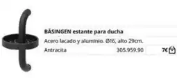 IKEA Antracita - bas ingen estante para ducha oferta
