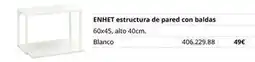 IKEA Blanco - entret estructura de pared con baldas oferta