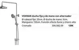 IKEA Voxnan ducha fija y de mano con alternador oferta