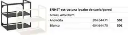 IKEA Antracita - entrectura lavabo de suelo oferta