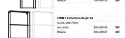 IKEA Antracita - enhet estructura de pared oferta