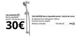 IKEA Barra regulable pared + ducha de mano oferta
