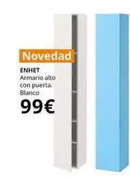 IKEA Blanco - armario alto con puerta oferta