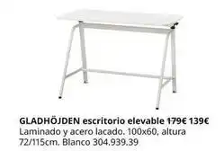 IKEA Blanco - gladhôjden escritorio elevable oferta