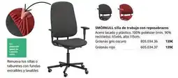 IKEA Smorkull silla de trabajo con reposabras oferta