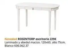 IKEA Blanco - rosentorp escritorio oferta