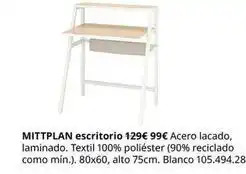 IKEA Blanco - mittplan escritorio oferta
