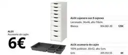 IKEA Alex - cajonera con 9 cajones oferta