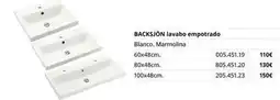 IKEA Blanco - lavabo empotrado . marmolina oferta
