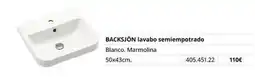 IKEA Blanco - backsjón lavabo semiemipotrado oferta