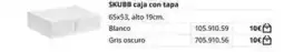 IKEA Blanco - skubb caja con tapa oferta