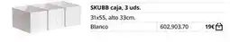 IKEA Blanco - skubb caja oferta