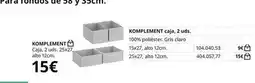 IKEA Claro - komplement caja oferta
