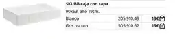 IKEA Blanco - caja con tapa oferta