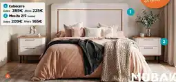 Mubak Cabecero mesita oferta