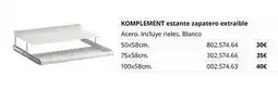 IKEA Blanco - estante zapatero extraible oferta
