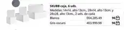 IKEA Blanco - skubb caja, 6 uds oferta