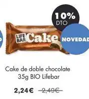 NaturaSí Bio - cake de doble chocolate oferta
