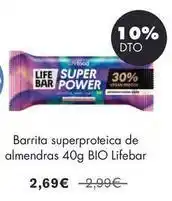 NaturaSí Bio - barrita superproteica de almendras 40g bio oferta