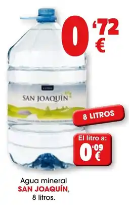 TOP Cash & Carry San Joaquin agua mineral oferta