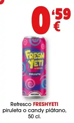 TOP Cash & Carry Freshyeti piruleta o candy plátano oferta
