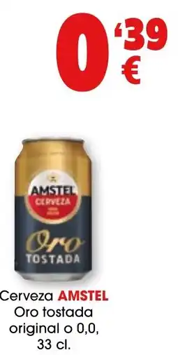 TOP Cash & Carry Amstel cerveza oro tostada original o 0.0 oferta