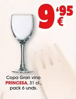 TOP Cash & Carry Princesa copa gran vino oferta