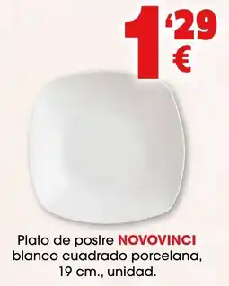 TOP Cash & Carry Novovinci plato de postre oferta