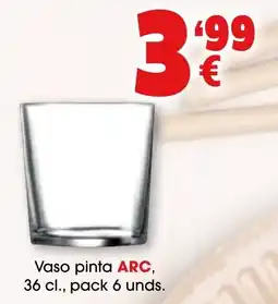 TOP Cash & Carry Vaso pinta ARC oferta