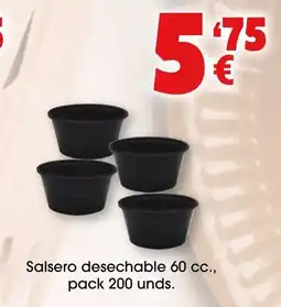 TOP Cash & Carry Salsero desechable oferta