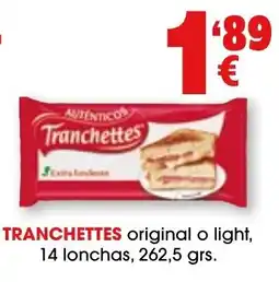 TOP Cash & Carry Tranchettes original o light oferta