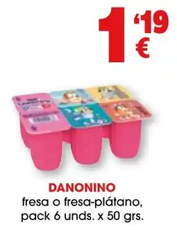 TOP Cash & Carry Danonino fresa o fresa-plátano oferta