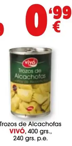 TOP Cash & Carry vivó trozos de alcachofas oferta
