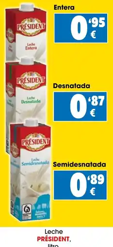TOP Cash & Carry Leche PRÉSIDENT oferta