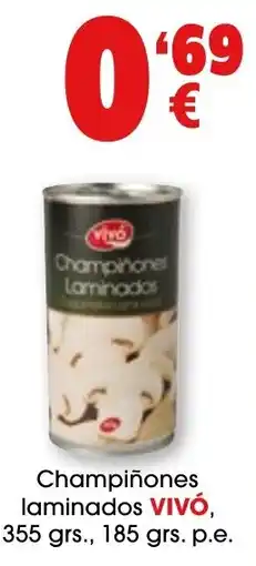 TOP Cash & Carry vivó champiñones laminados oferta