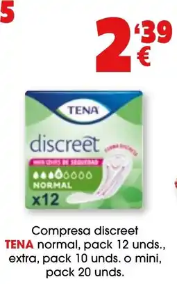 TOP Cash & Carry Tena compresa discreet normal oferta
