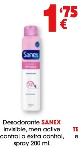 TOP Cash & Carry Sanex desodorante invisible oferta
