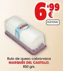 TOP Cash & Carry Marqués del Castillo rulo de queso cabra-vaca oferta