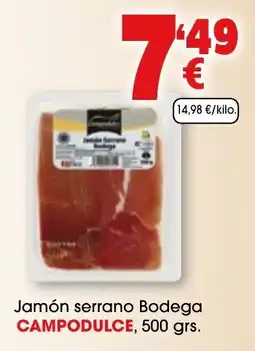 TOP Cash & Carry Campodulce jamón serrano bodega oferta