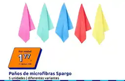 Action Paños de microfibras Spargo oferta